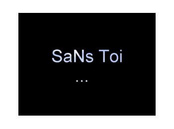 pour toi....